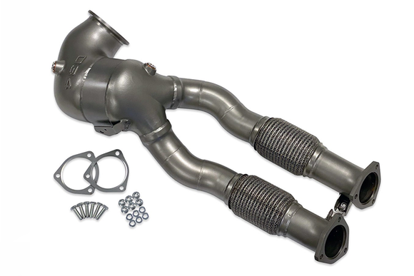 034 Motorsport Cast Stainless Steel Performance Downpipe - Audi 8S TTRS / 8V.5 RS3