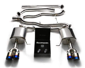 ARMYTRIX Stainless Steel Valvetronic Catback Exhaust System Dual Carbon Tips BMW 5-Series F10 | 6-Series F06 11-17