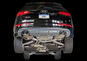AWE Audi SQ5 3.0T Touring Edition Exhaust- Chrome Tips