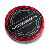 Vossen Hybrid Forged Billet Sport Cap Set For VF & HF Series Wheels (Vossen Red)