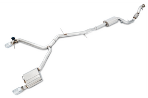 AWE SwitchPath Exhaust Dual Outlet w/ Downpipe & Chrome Tips - Audi B9 A5