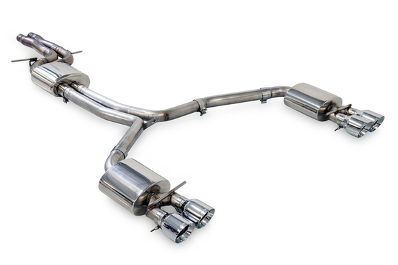 AWE Track Edition Exhaust w/ Chrome Tips - Audi C7 / C7.5 S6